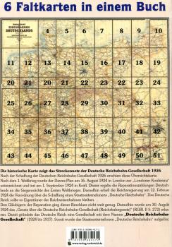 Preview: Übersichtskarte der Eisenbahnen Deutschlands 1926 - Atlas DR-G