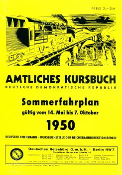 Kursbuch der Deutschen Reichsbahn - Sommerfahrplan 1950 (Reprint)