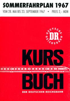 Kursbuch der Deutschen Reichsbahn - Sommerfahrplan 1967 (Reprint)