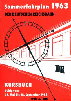 Kursbuch der Deutschen Reichsbahn - Sommerfahrplan 1963 (Reprint)