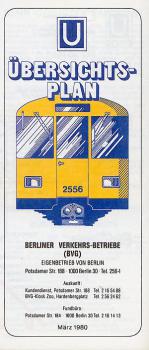 BVG Übersichtsplan 1980