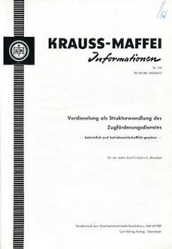 Verdieselung als Strukturwandlung des Zugförderungsdienstes
