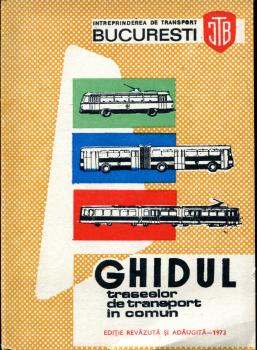 Liniennetz Bucuresti Bukarest 1973