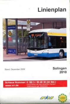 Linienplan Solingen 2010