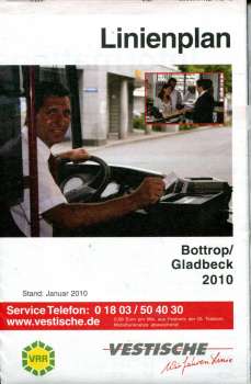 Linienplan Bottrop Gladbeck 2010