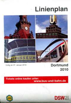 Linienplan Dortmund 2010