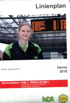 Linienplan Herne 2010