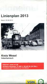 Linienplan Kreis Wesel 2013