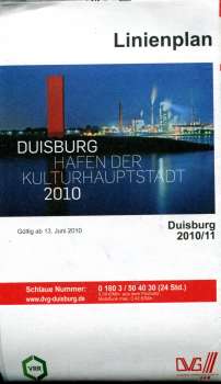 Linienplan Duisburg 2010 / 2011