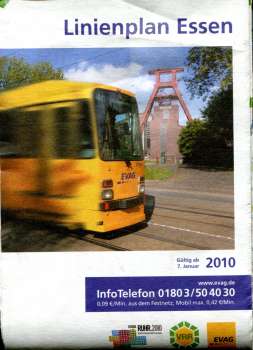 Linienplan Essen 2010
