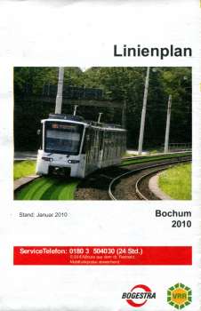 Linienplan Bochum 2010