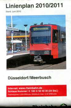 Linienplan Düsseldorf Meerbusch 2010 / 2011