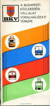 Liniennetz Budapest 1988