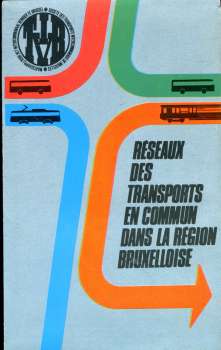 Liniennetz Brüssel Bruxelles 1977