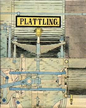 Typenzeichnung der Eilzuglokomotive B 9 der Bayerischen Staatsbahn Reprint