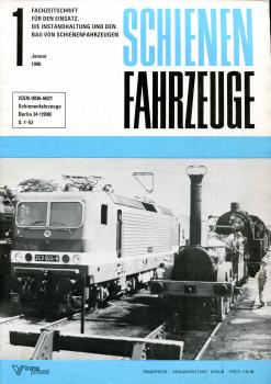 Fachzeitschrift Schienenfahrzeuge Heft 1 / 1990