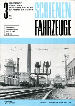 Fachzeitschrift Schienenfahrzeuge Heft 3 / 1990