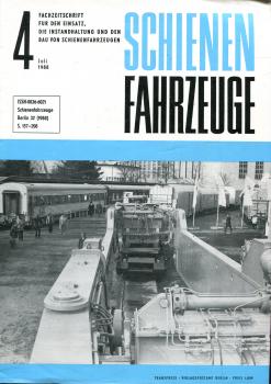 Fachzeitschrift Schienenfahrzeuge Heft 4 / 1988
