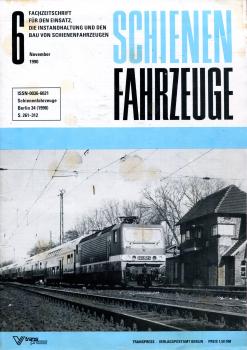 Fachzeitschrift Schienenfahrzeuge Heft 6 / 1990