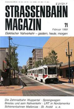 Strassenbahn Magazin Heft 71, 02 / 1989