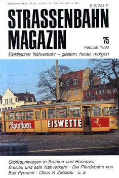 Strassenbahn Magazin Heft 75, 02 / 1990