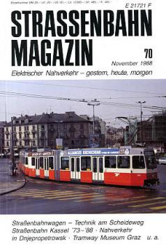 Strassenbahn Magazin Heft 70, 11 / 1988
