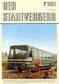 Der Stadtverkehr 07 / 1983