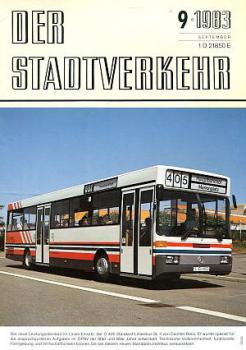 Der Stadtverkehr 09 / 1983