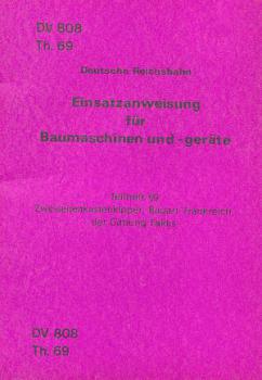 DV 808 Th 69 Baumaschinen Zweiseitenkastenkipper Bauart Frankreich Gattung Fakks