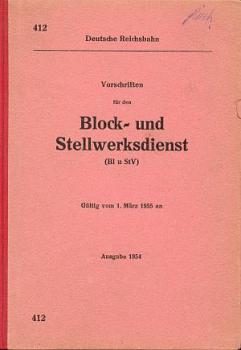 DV 412 Block und Stellwerksdienst DR