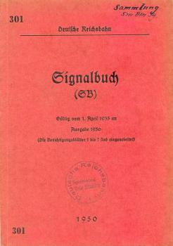 DV 301 Signalbuch DR 1935 Ausgabe 1950