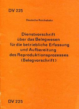 DV 225 Belegvorschrift DR