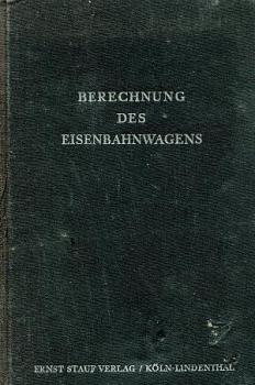 Berechnung des Eisenbahnwagens 1936