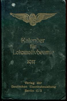 Kalender für Lokomotivbeamten 1917