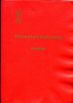 Dienstanweisung Autobus BVG Berlin (West) 1981