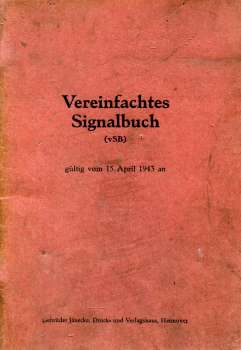 Vereinfachtes Signalbuch 1943