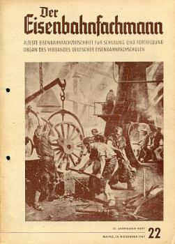 Der Eisenbahnfachmann Heft 22 / 1957