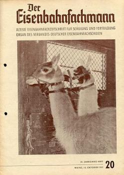 Der Eisenbahnfachmann Heft 20 / 1957