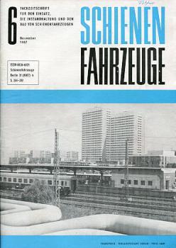 Schienenfahrzeuge Heft 6 / November 1987