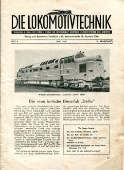 Die Lokomotivtechnik Heft 6 / 1957