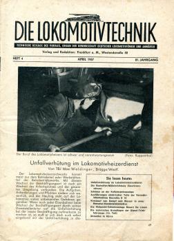 Die Lokomotivtechnik Heft 4 / 1957
