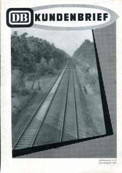 DB Kundenbrief November 1957