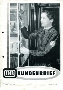 DB Kundenbrief Januar 1958