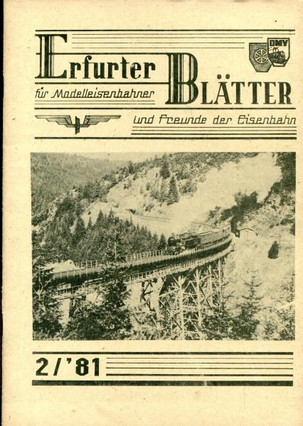 Erfurter Blätter 2 / 1981 80 Jahre Triptis – Marxgrün