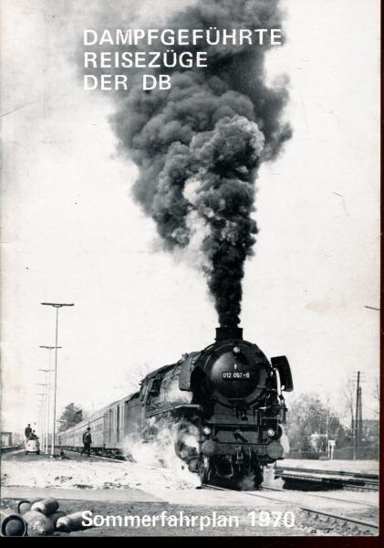 Dampfgeführte Reisezüge der DB 1970