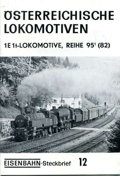 Österreichische Lokomotiven 1E 1t Lokomotive Reihe 95.1 (82) Steckbrief 12