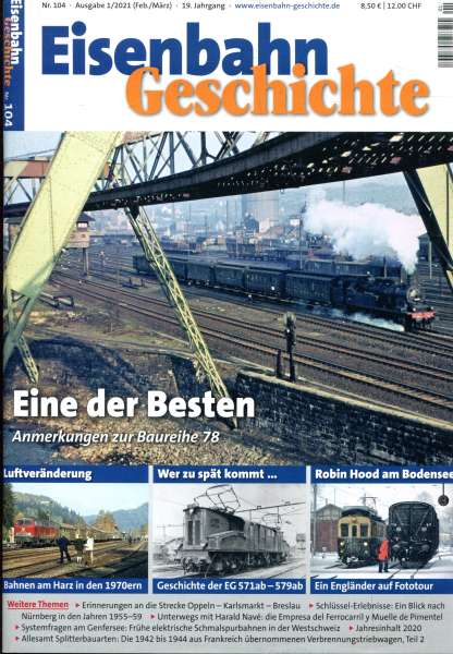 DGEG Eisenbahn Geschichte Heft 104