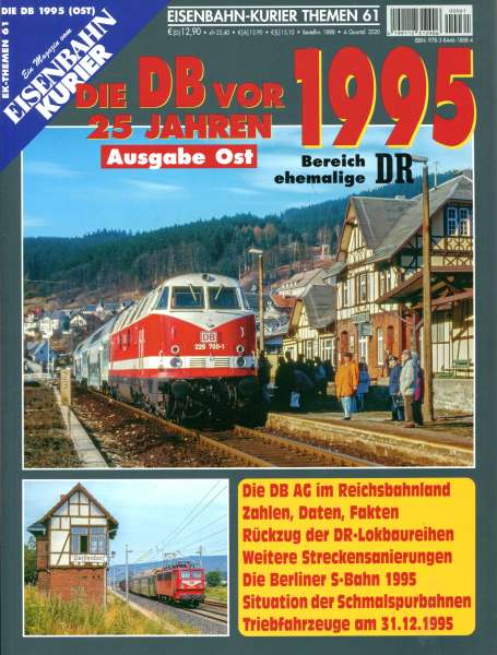 Die DB vor 25 Jahren 1995 Ausgabe ehemalige DR