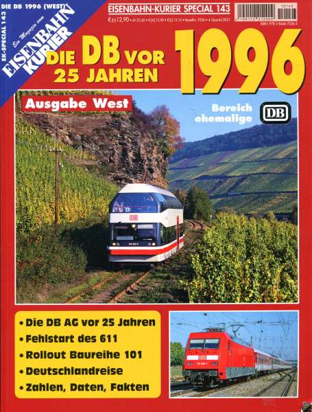 Die DB vor 25 Jahren 1996 Bereich ehemalige DB