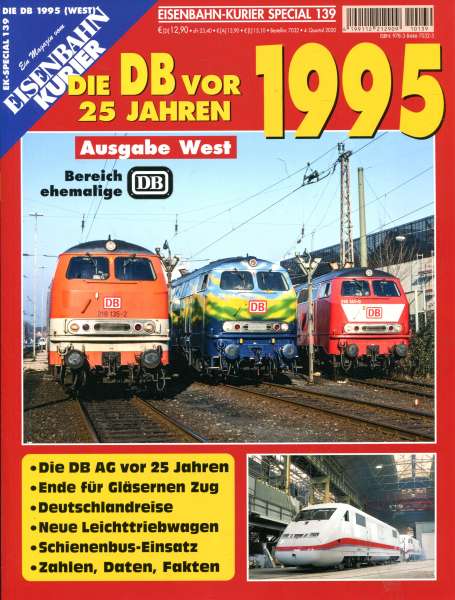 Die DB vor 25 Jahren 1995 Bereich ehemalige DB